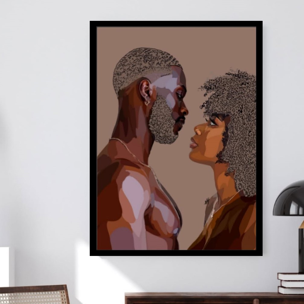 Tableau "Connexion" – L’Art de l’Amour Capturé