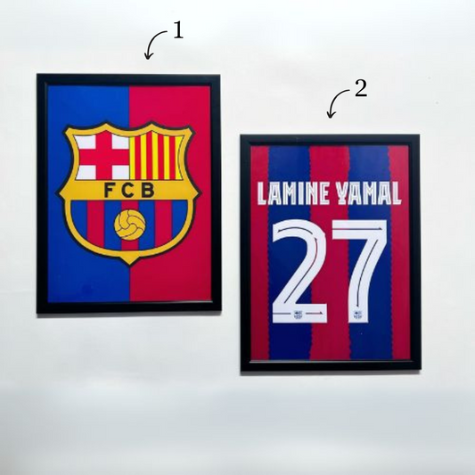 Duo Barça - Blason & Lamine Yamal